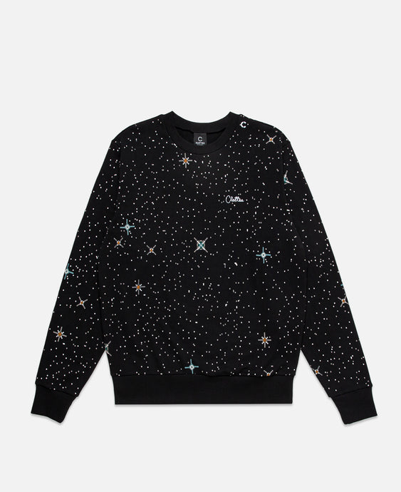 Galaxy Crewneck Sweatshirt (Black)