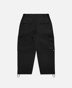 Loose Fit Chino With Cargo Pockets (Black)