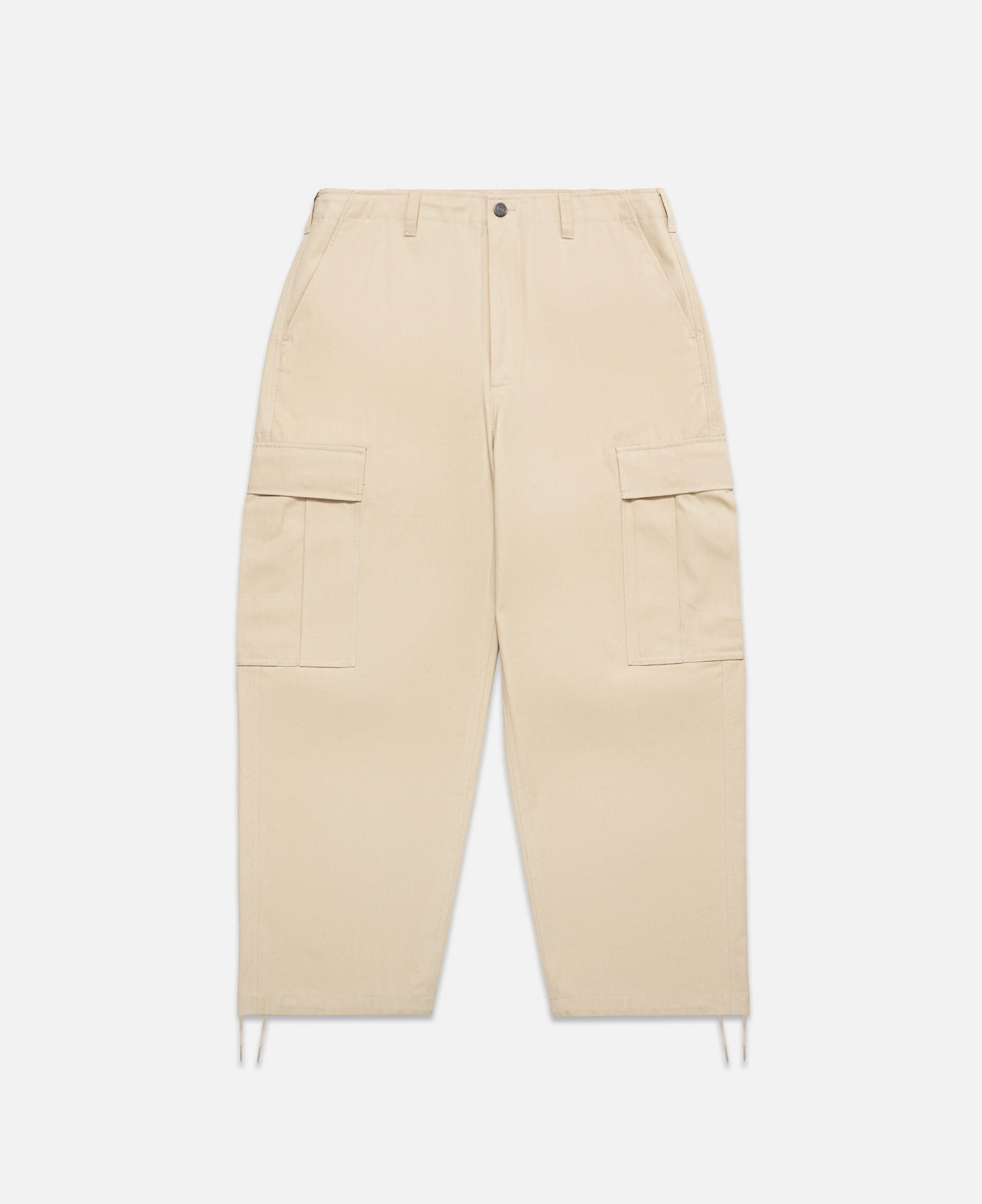 Loose Fit Chino With Cargo Pockets (Khaki)