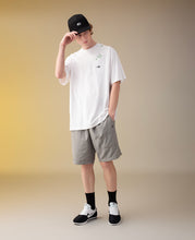Nylon Panel Drawstring Shorts (Grey)