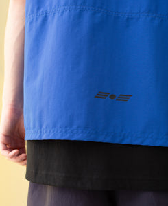 Nylon Short Sleeve Shirt (Blue)
