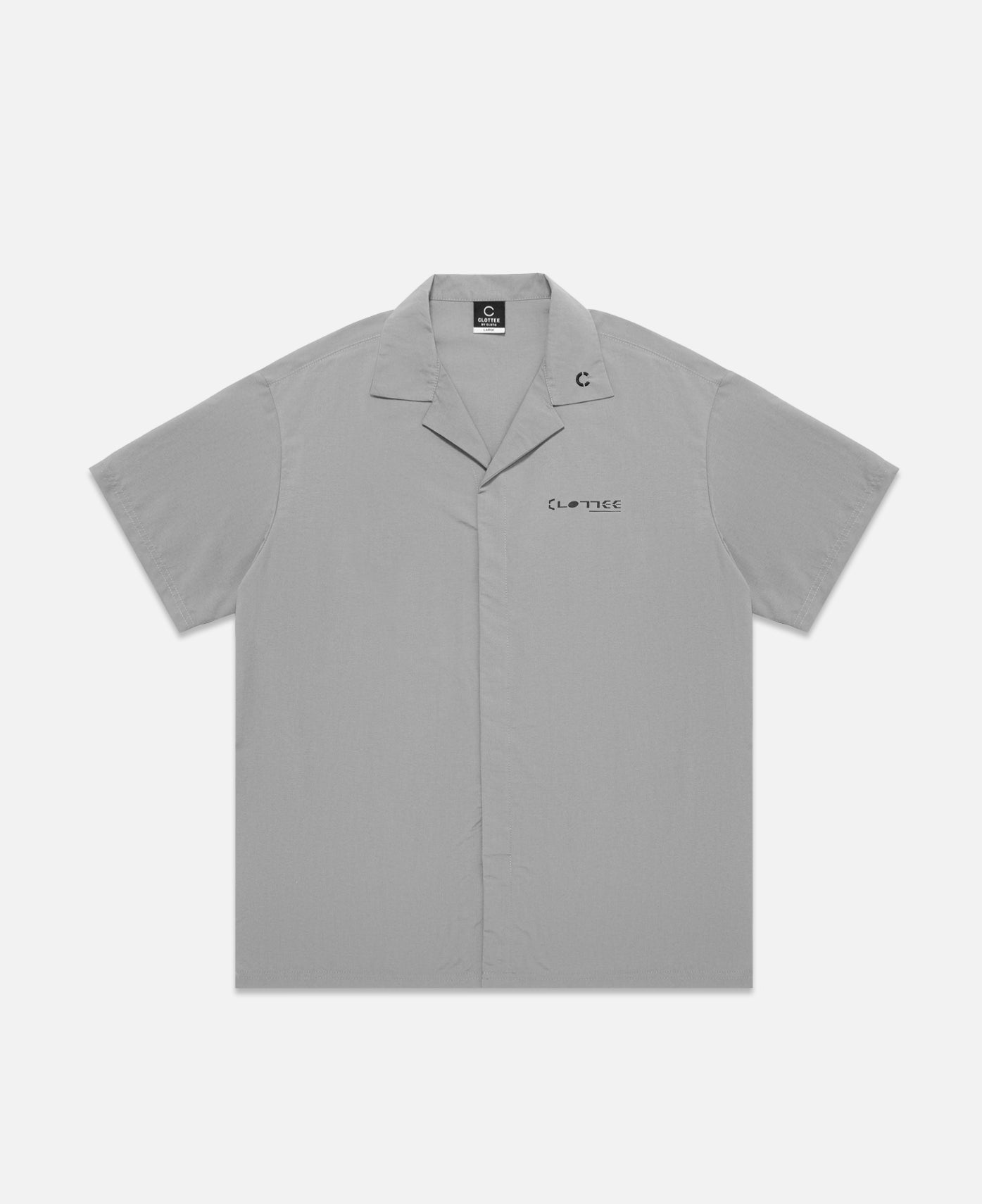 Nylon Short Sleeve Shirt (Grey)