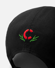 Panda Patch 5 Panel Cap (Black)