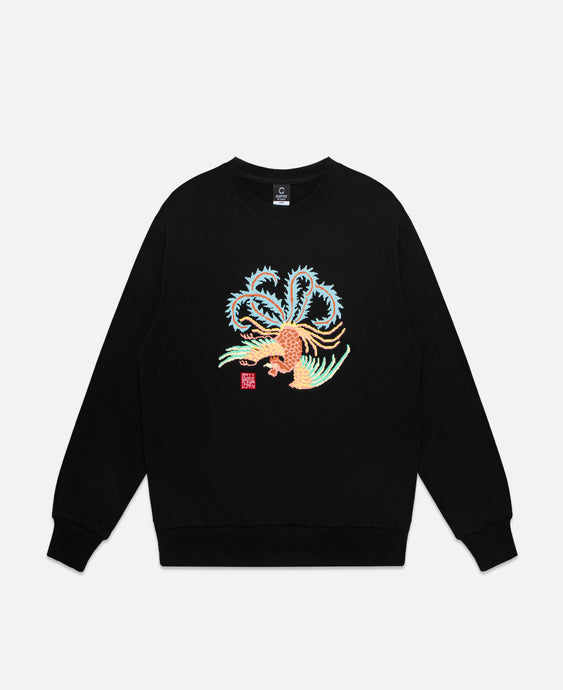 Pixel Phoenix Sweatshirt (Black)