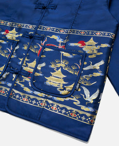 Quilted Pattern Jacket (Navy)