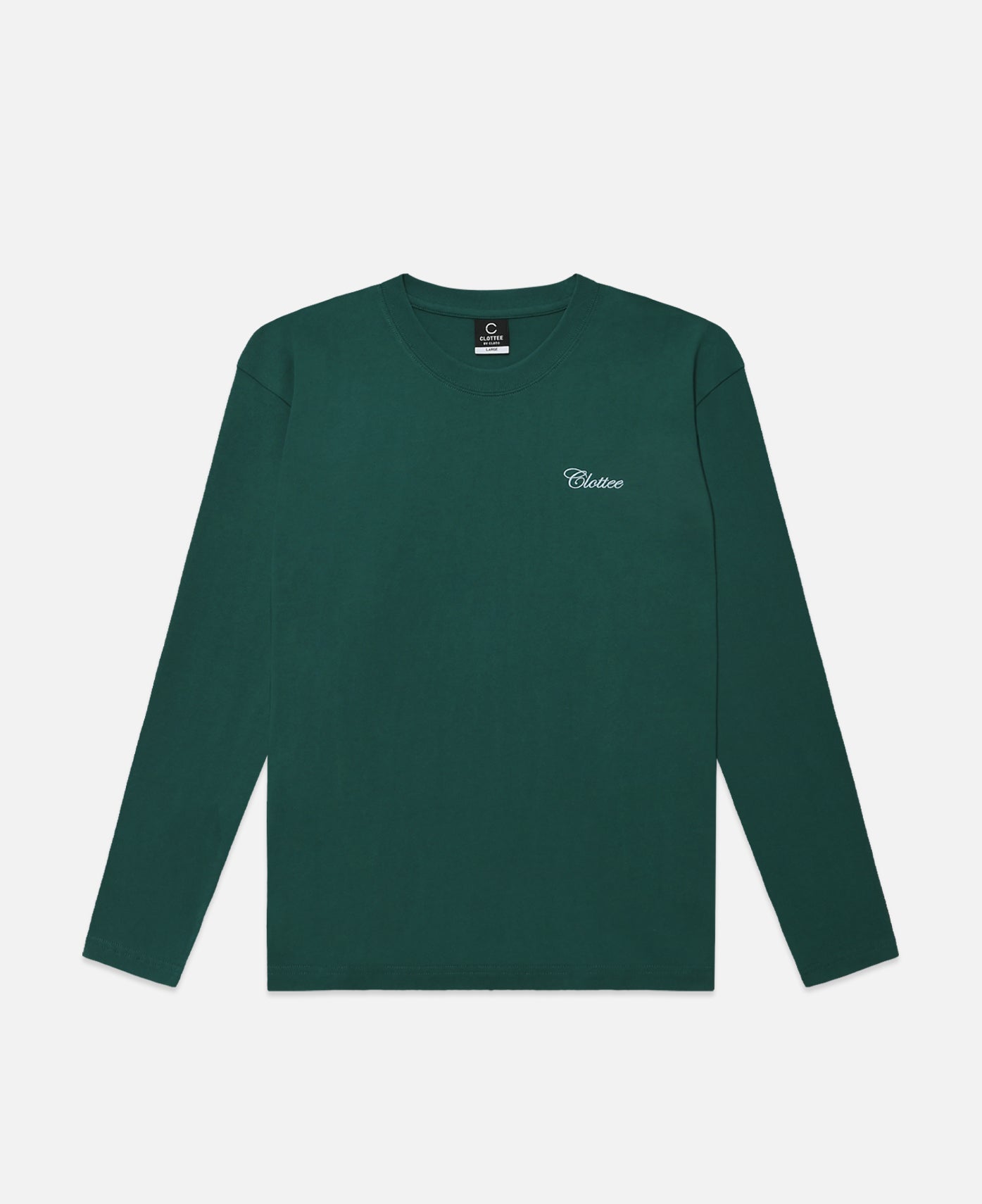 CLOTTEE - CLOTTEE Script L/S T-Shirt (Green) – JUICESTORE