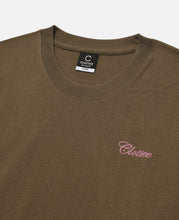 CLOTTEE Script L/S T-Shirt (Olive)