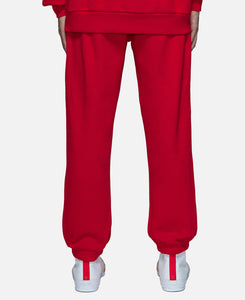 Stamp Patch Sweatpants (Red)