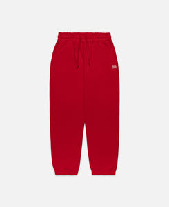 Stamp Patch Sweatpants (Red)