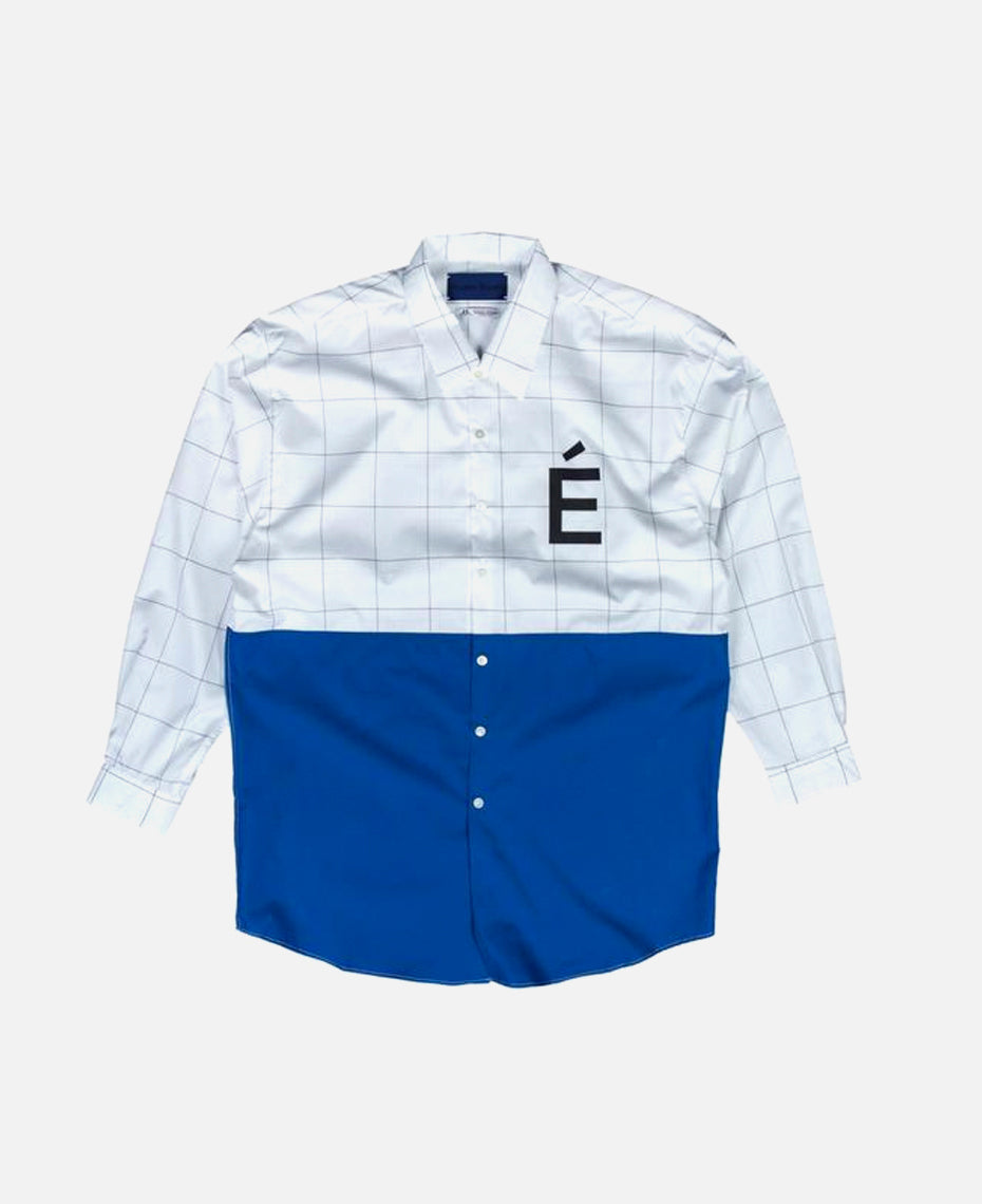 OMBRE HALF MINUTE SHIRT (WHITE)