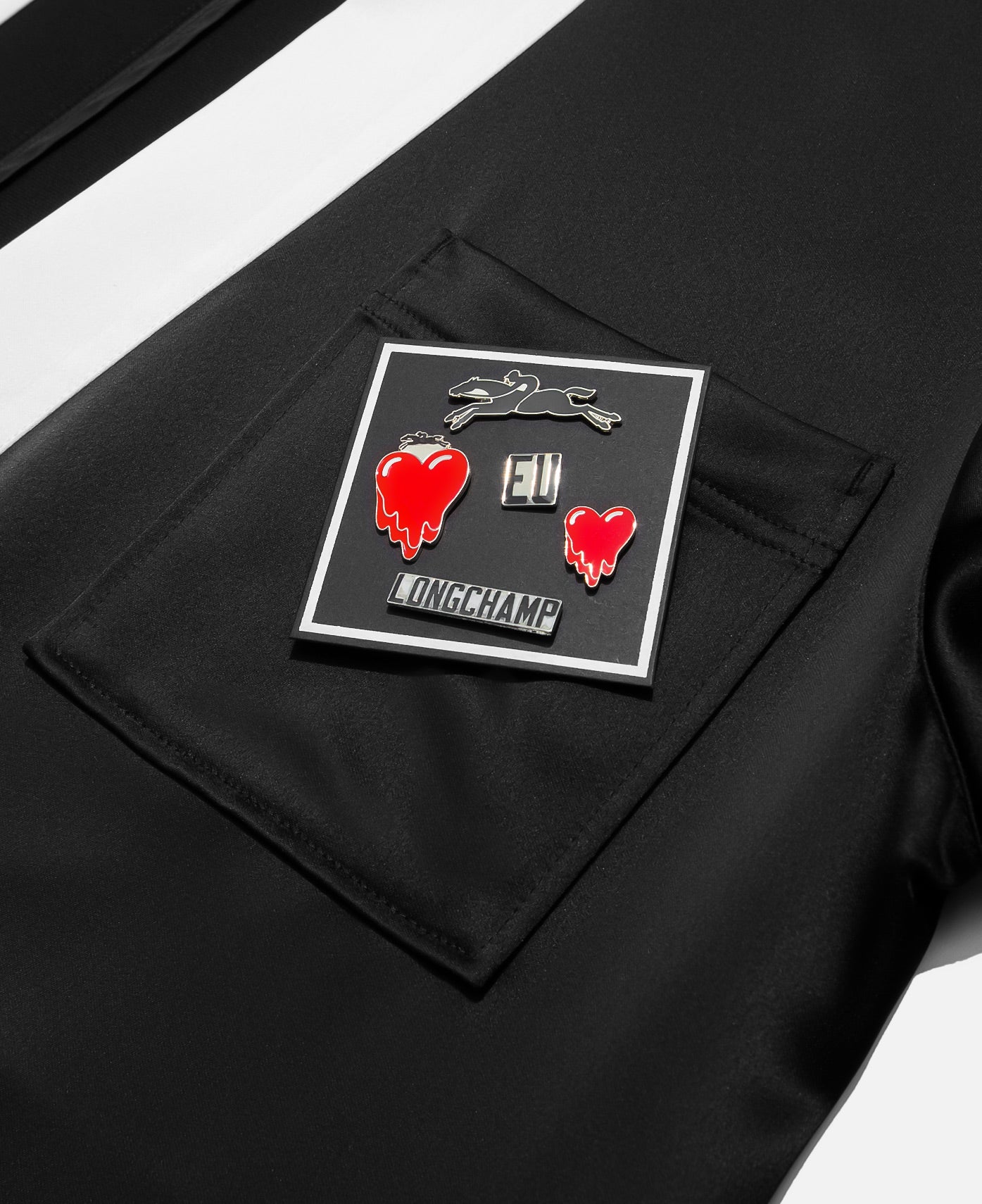 Satin Bathrobe (Black)