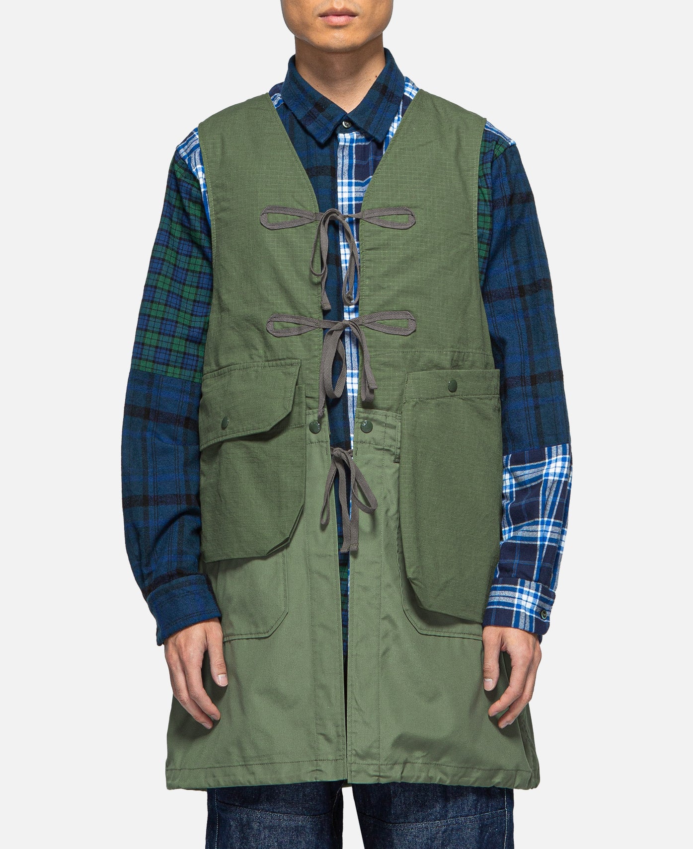 Engineered Garments - Fishing Vest (Olive) – JUICESTORE