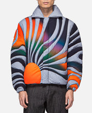Unisex Sunset Puffer Woven Coat (Grey)