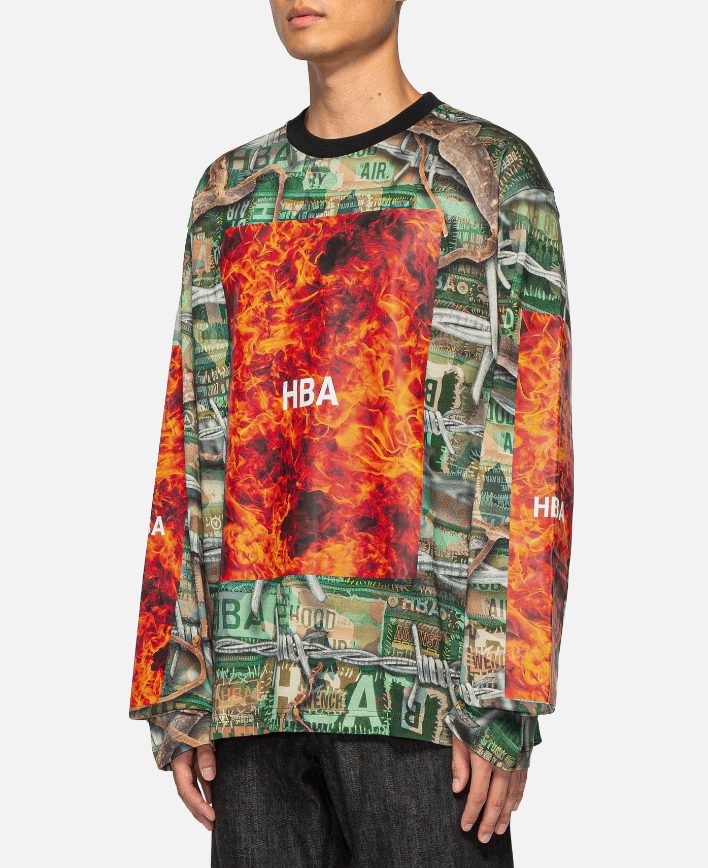 Hood By Air - Ablaze Box Camo L/S T-shirt (Green) – JUICESTORE