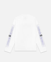 Grid Box Logo L/S T-Shirt (White)