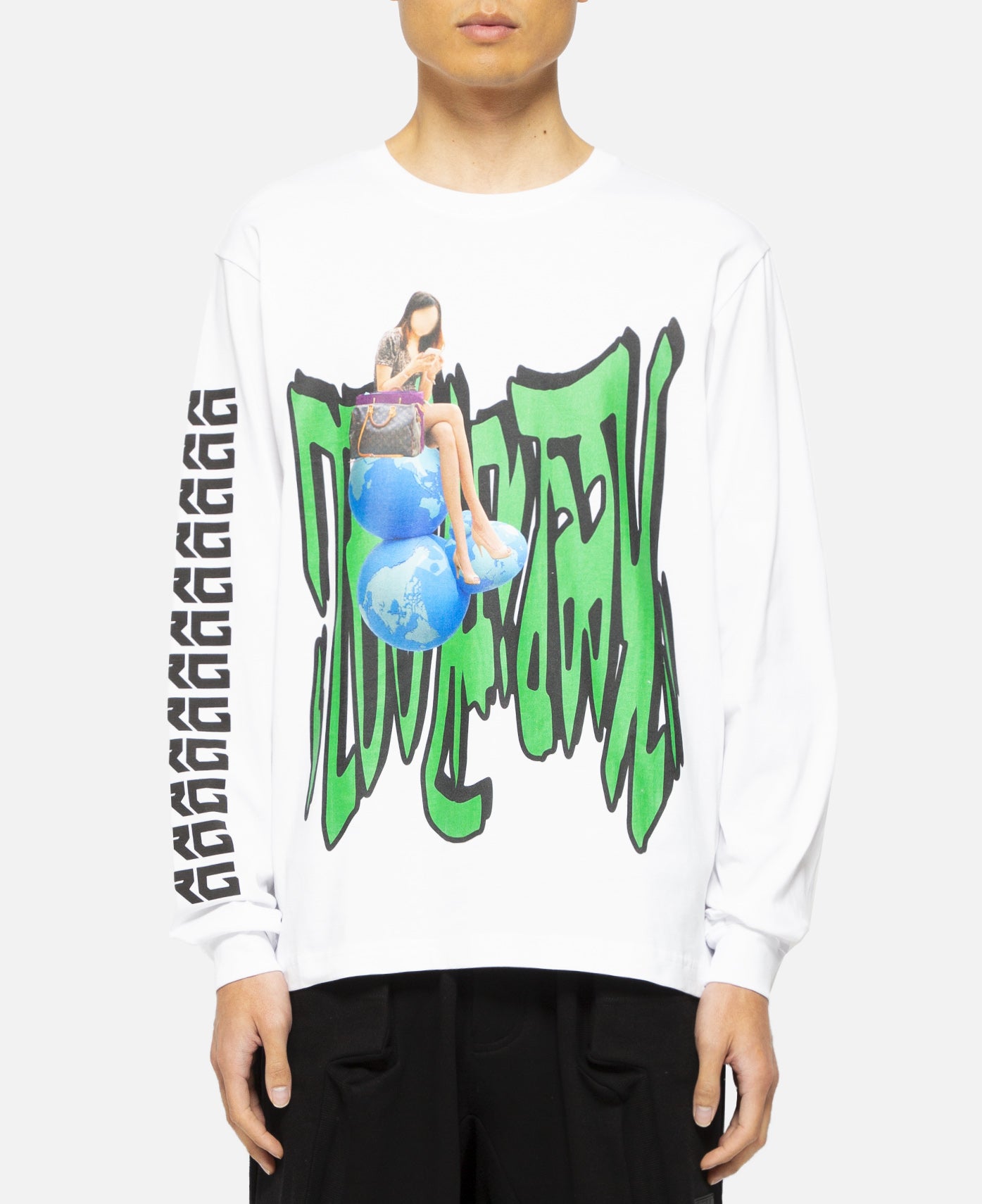 Real Life L/S T-Shirt (White)