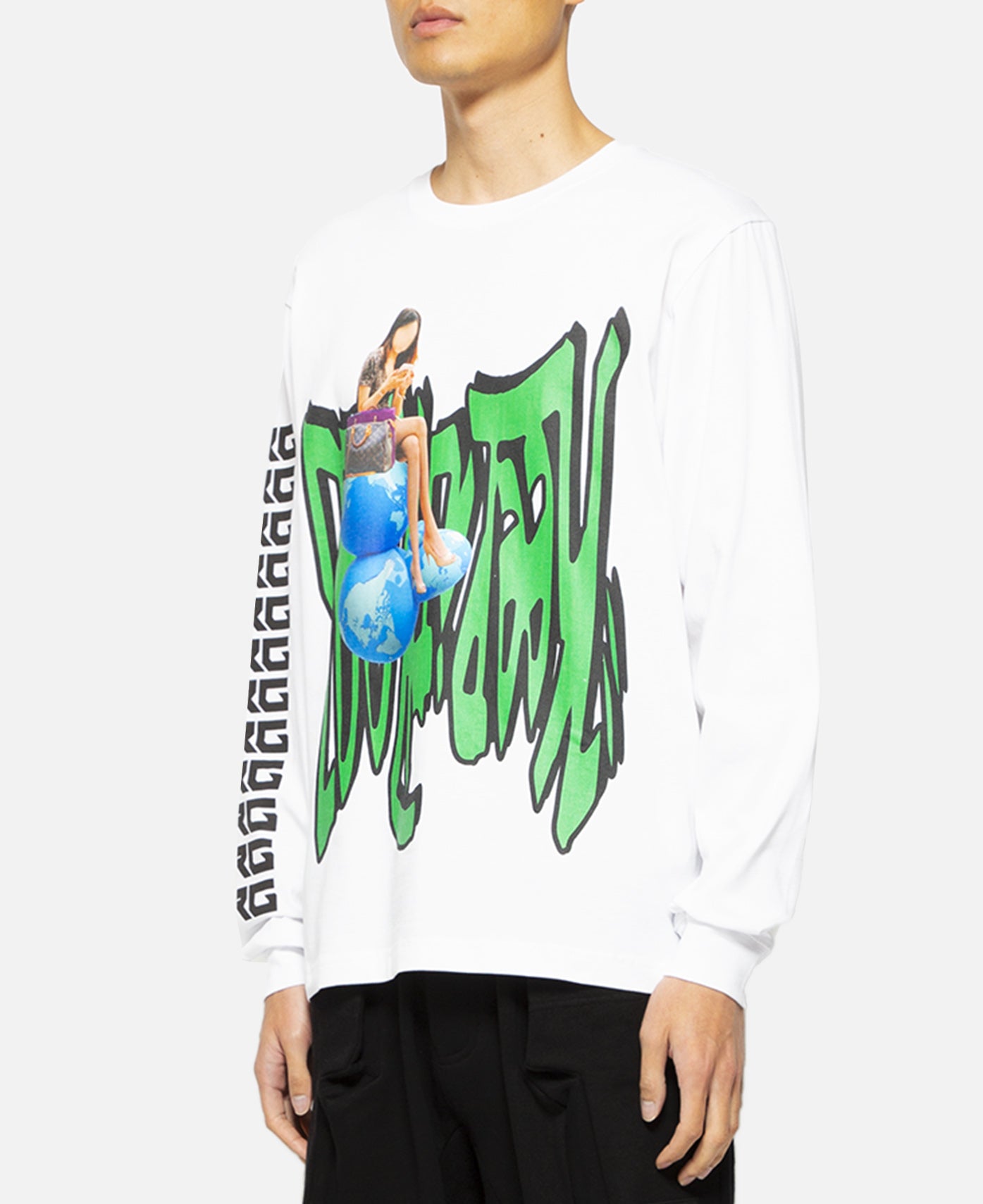 Real Life L/S T-Shirt (White)