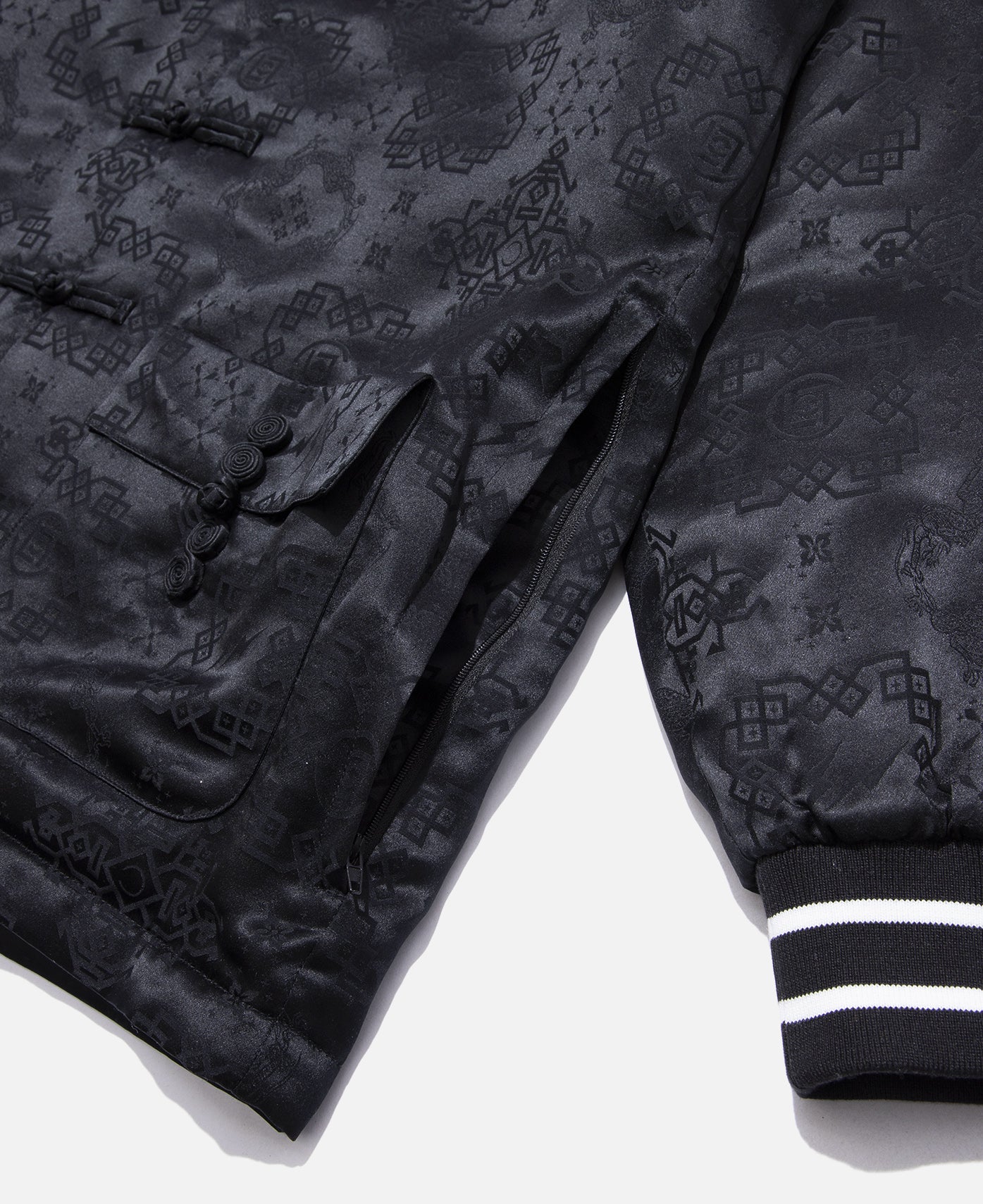 CLOT x fragment - Black Silk Jacket – JUICESTORE