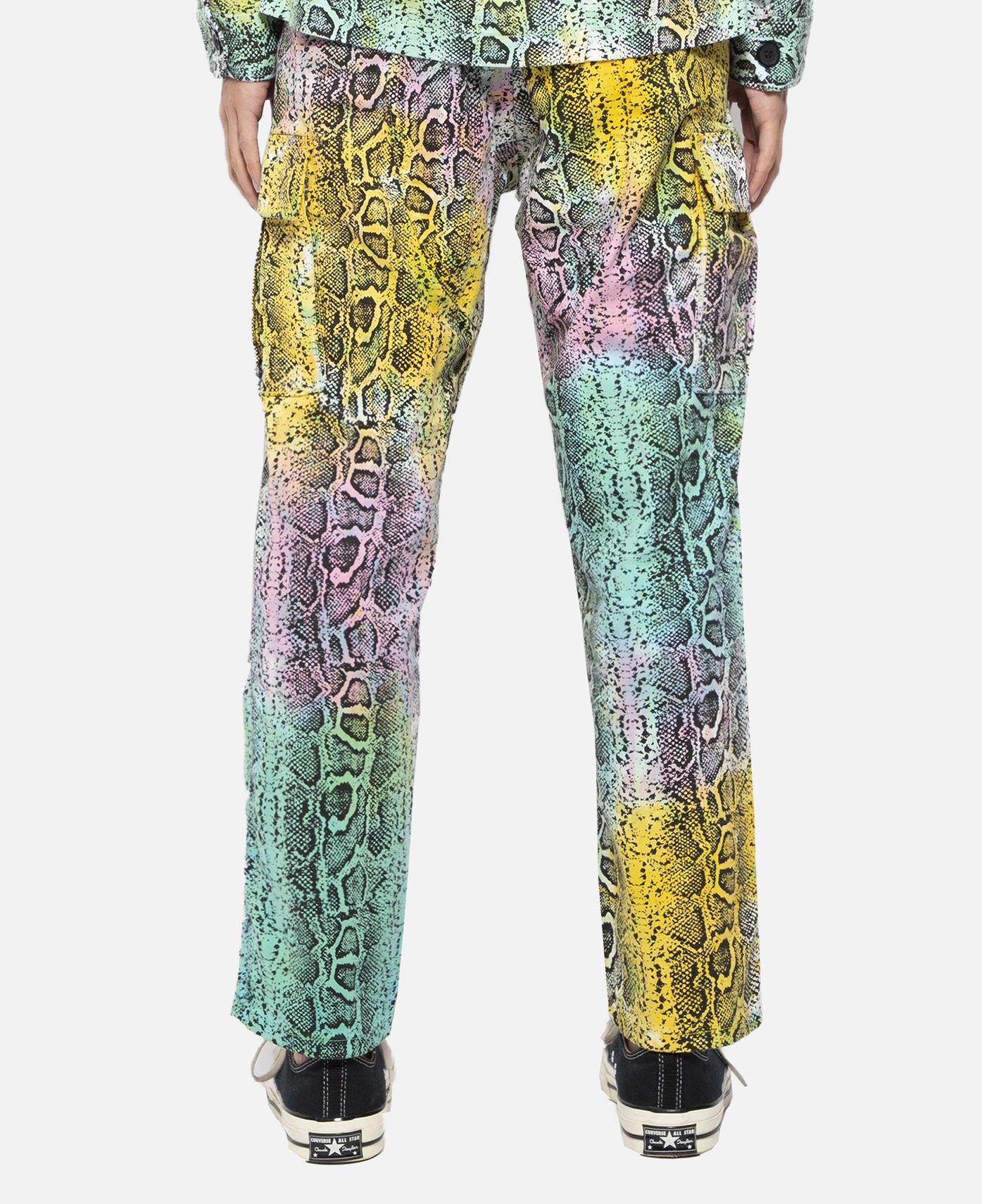Snakeskin Cargo Pants (Multi)