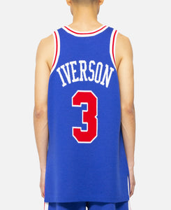 Iverson 76ers 96-97 Knit Jacquard Jersey