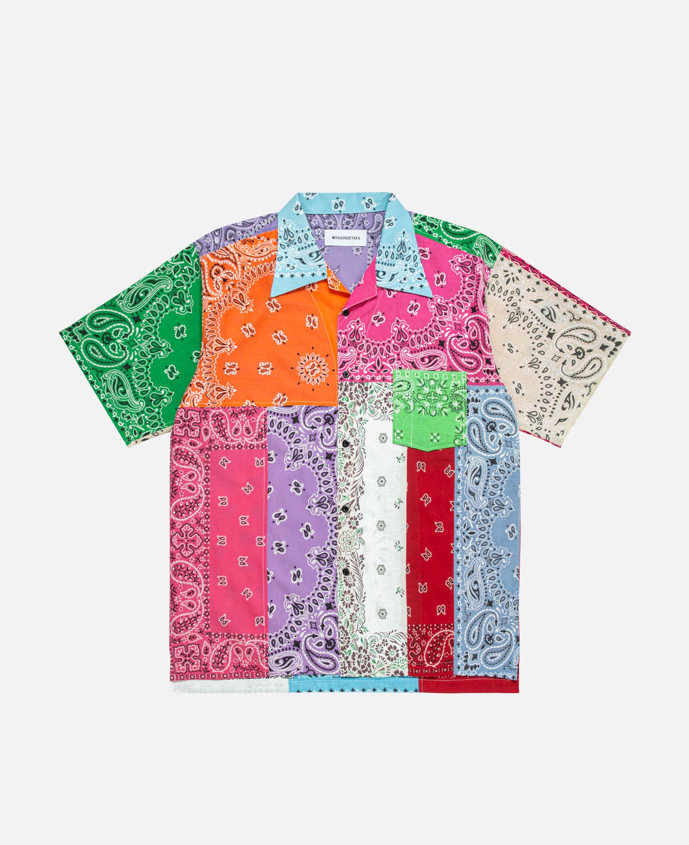 MIYAGIHIDETAKA - Paisley Pattern Bandana Shirt (Multi) – JUICESTORE