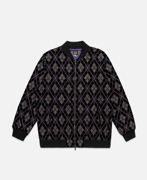 Needles - B.B. Jacket - Argyle Emb. Velvet (Black) – JUICESTORE