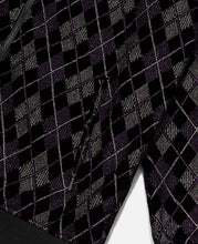 B.B. Jacket - Argyle Emb. Velvet (Black)