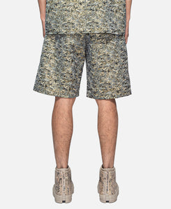 Double Weave Jq. Basketball Shorts (Grey)