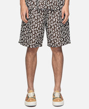 Jacquard Basketball Shorts (Brown)