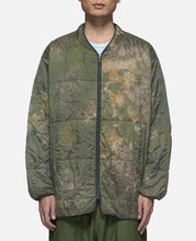 Piping Quilt Jacket - Nylon Ripstop / Uneven Dye (Olive)