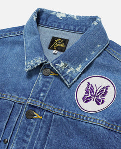Needles Assorted Patches Jean Jacket (Blue)