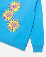 Daisy Crew Neck Sweat (Blue)