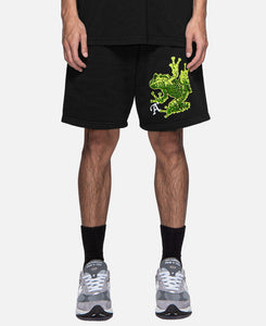Frog Terry Shorts (Black)