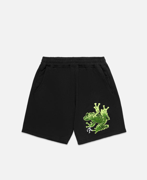 Frog Terry Shorts (Black)