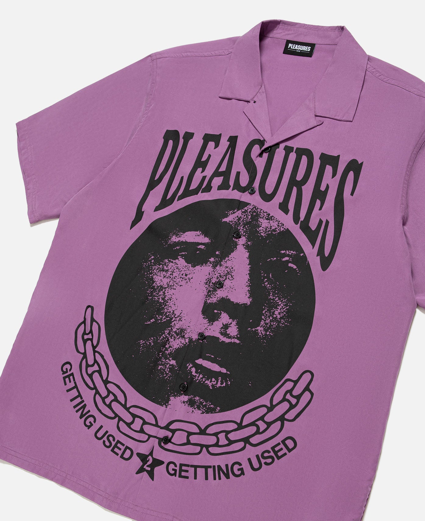 Pre-owned T-shirt In Purple