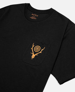 Round Pocket T-shirt (Black)