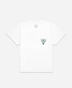 Round Pocket T-shirt (White)