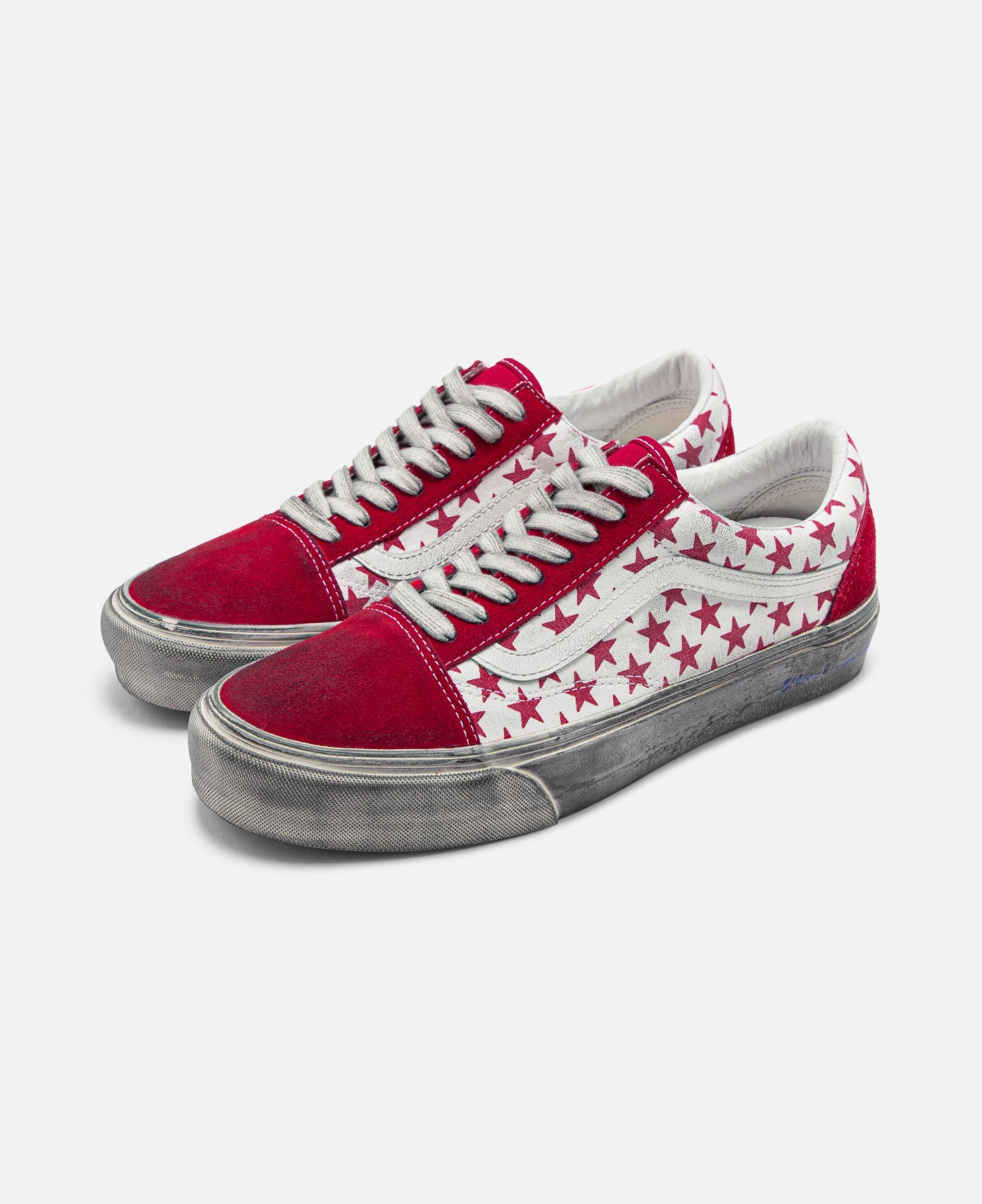 RED CHECKERBOARD OLD SKOOL VANS