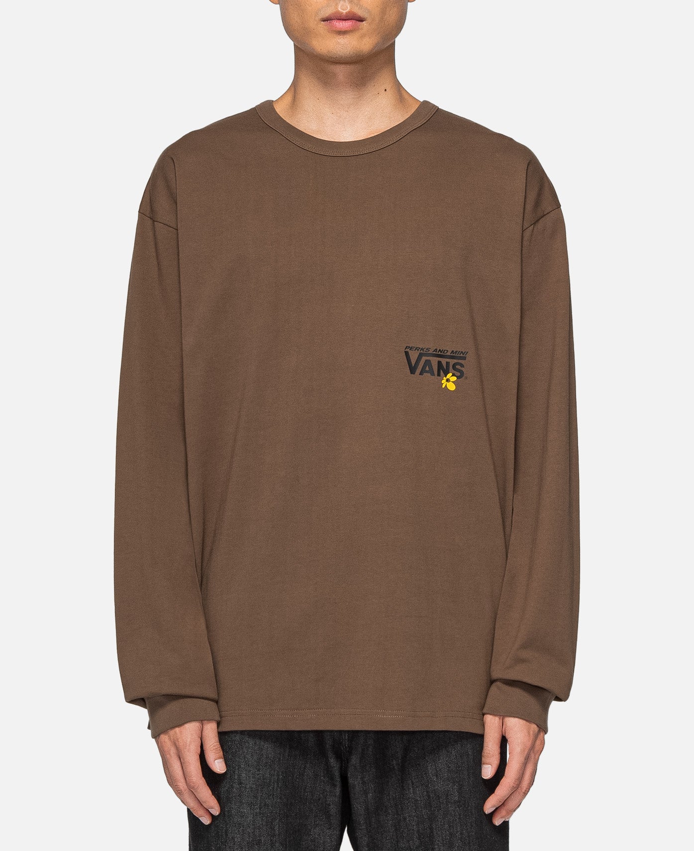 P.A.M. Spiral Checker L/S T-Shirt (Brown)