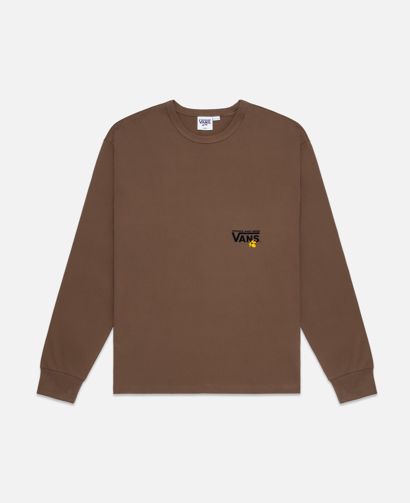P.A.M. Spiral Checker L/S T-Shirt (Brown)