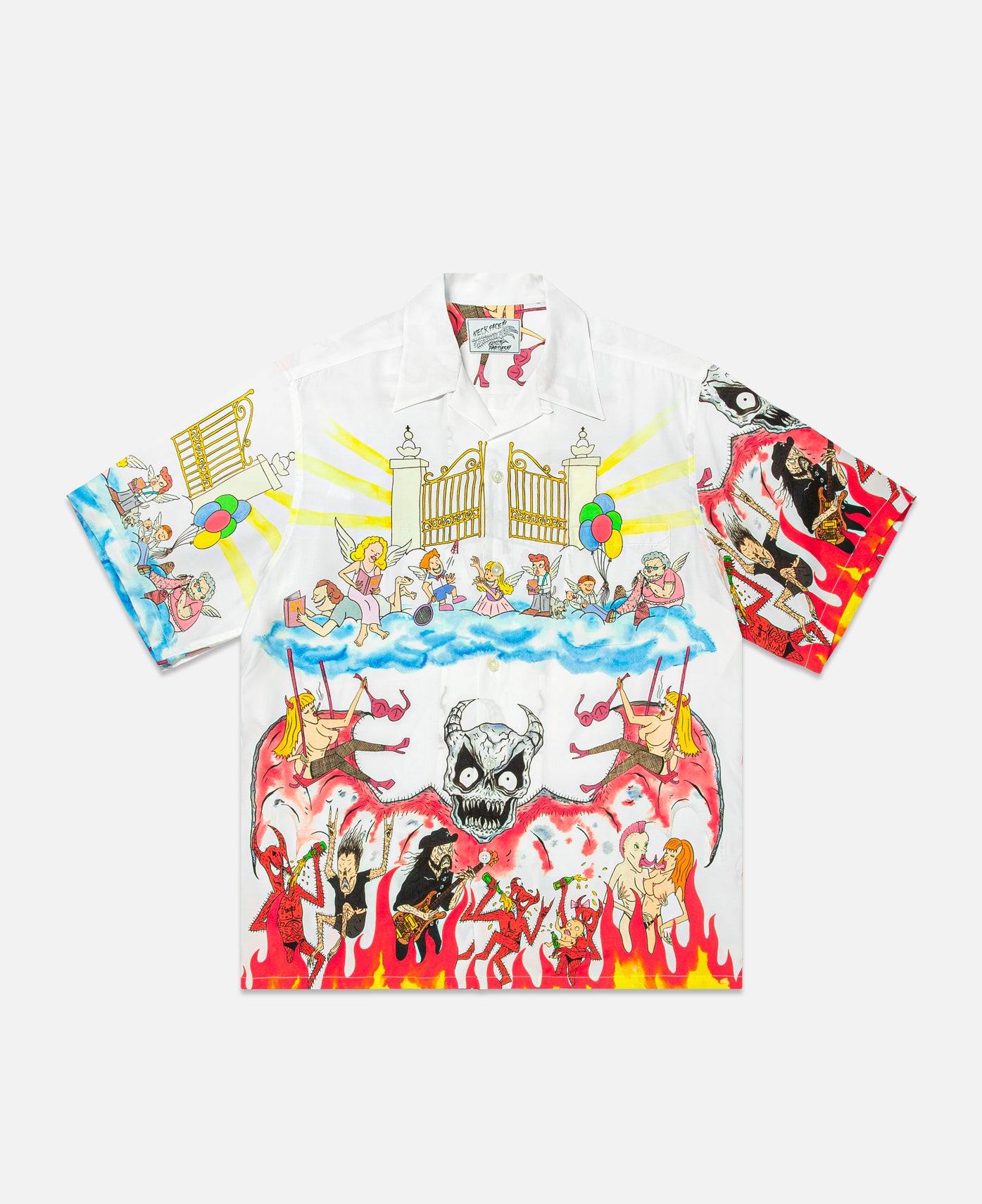 WACKO MARIA/NECK FACE /SS HAWAIIAN SHIRT-