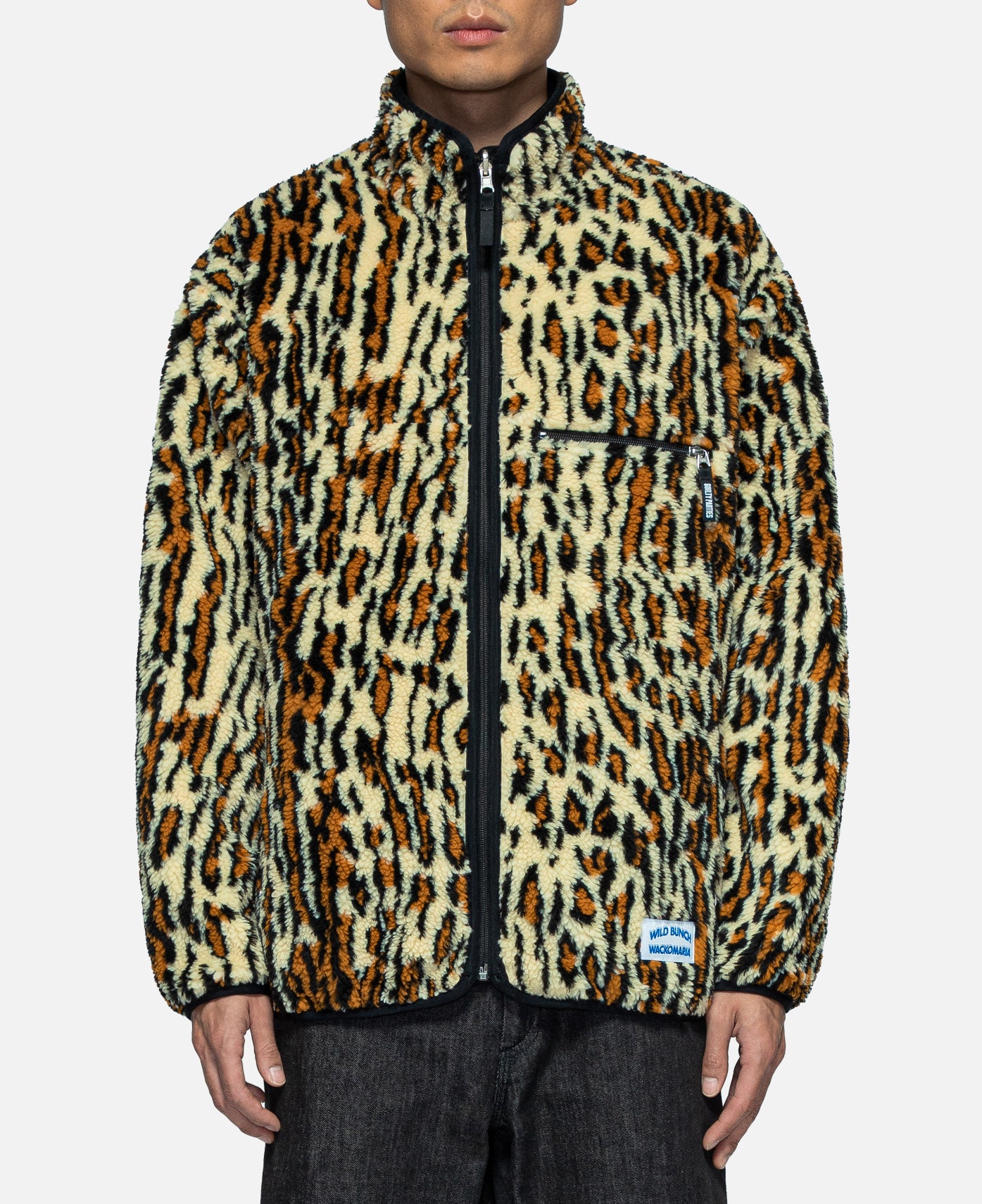 Wacko Maria - Wild Bunch / Reversible Boa Fleece Jacket (Black