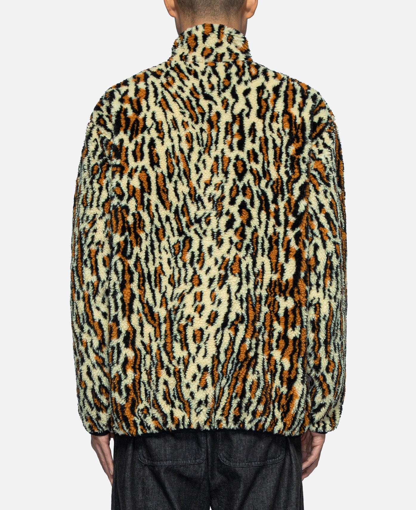 Wacko Maria - Wild Bunch / Reversible Boa Fleece Jacket (Black ...