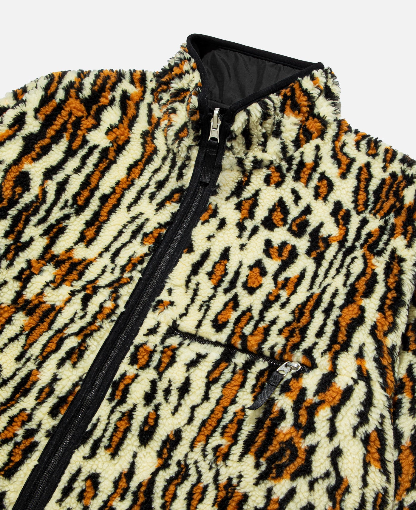 Wacko Maria - Wild Bunch / Reversible Boa Fleece Jacket (Black 
